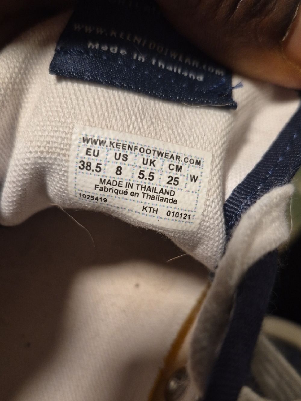 Keen Blue Camo Low-Top Canvas Sneakers - Picture 8 of 8